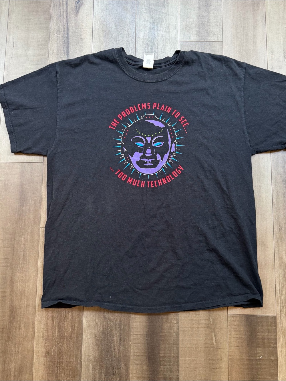 Vintage 1989 Styx Mr. Robot Tour Shirt Rock Band Dennis DeYoung Graphic Sz XL